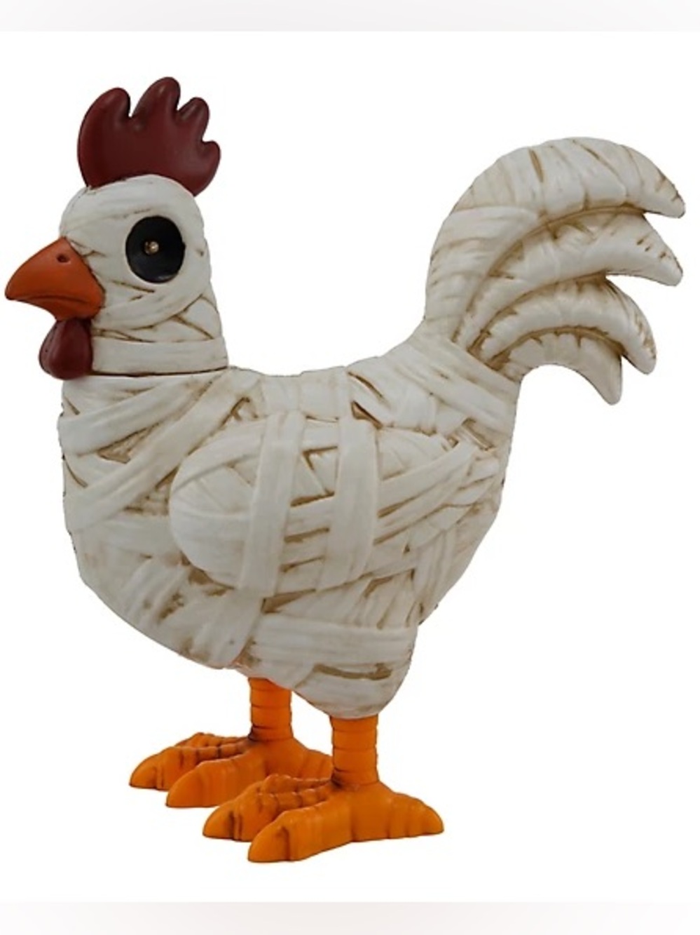 Red Shed Mummy Rooster Halloween Animatronic LED Eyes Tractor Supply NWT